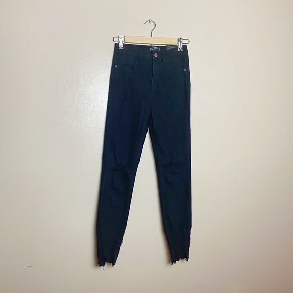 CLEARANCE! Black Missguided Sinner Skinny Jeans Size 0S NWT - Picture 1 of 4